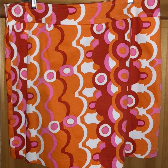 Skirtin Around (US made in CT) orange mod! Sz 12 - Picture 4 of 4